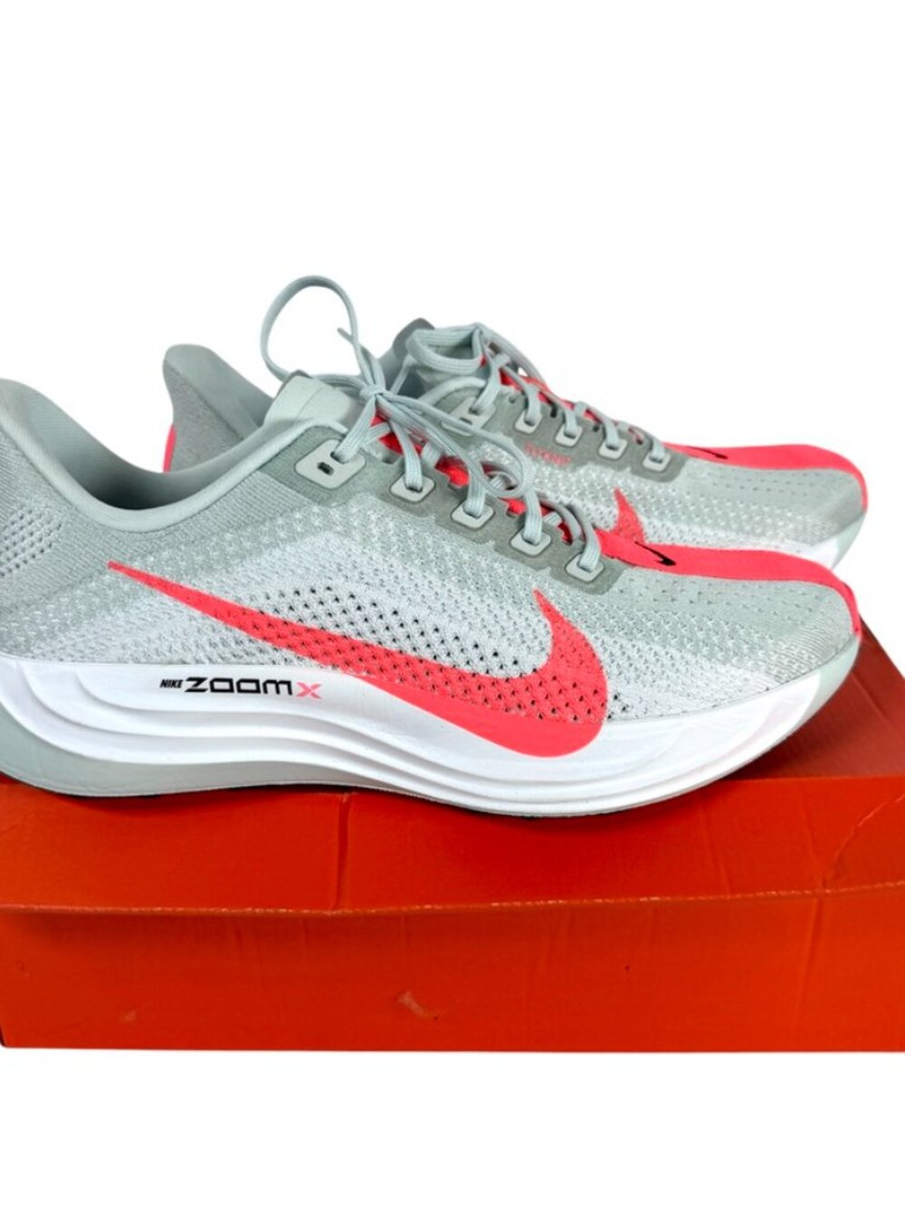 Nike Pegasus Plus Barely Grey Hot Punch FQ7262-001 Men's Size 11 Running NEW